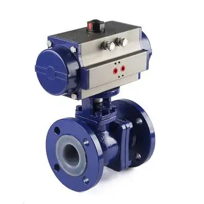 氣動襯氟球閥工作原理及結(jié)構尺寸(圖)